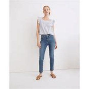 Madewell 28 The High-Rise Slim Boy Jean